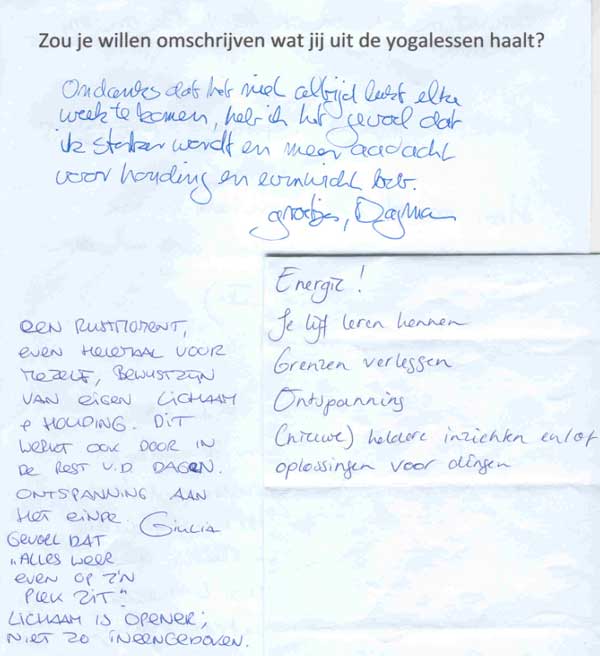 yoga ervaringen